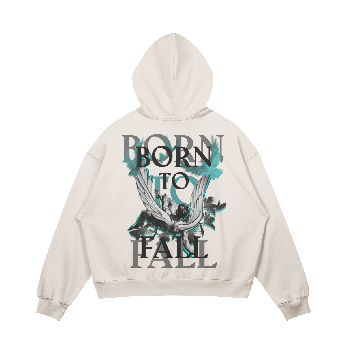 Born To Fall Hoodie Light