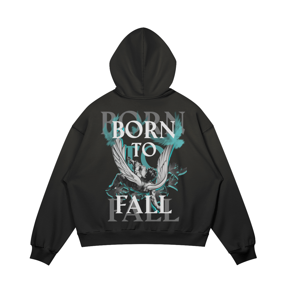Born To Fall Hoodie Dark
